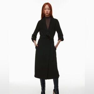 Babaton Black Wrap Coat